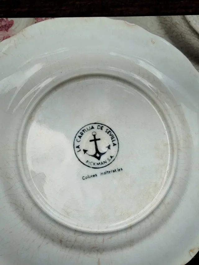 Platos La Cartuja Colección. Ver texto fotos. Unid