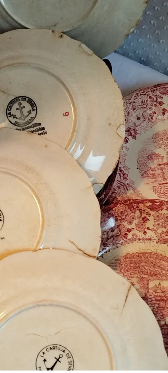 Platos La Cartuja Colección. Ver texto fotos. Unid