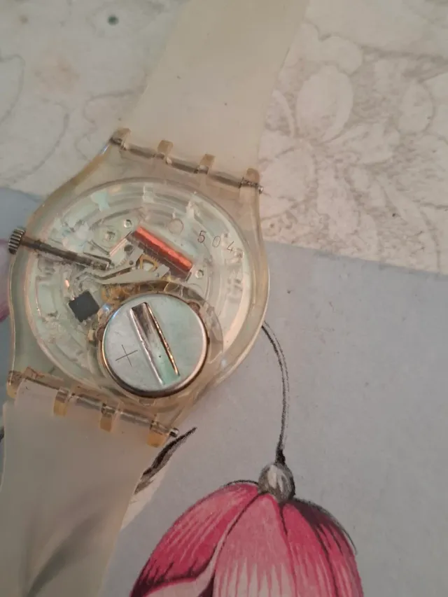 Orologio Swatch Bianco e Blu