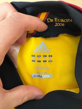 Camiseta Portero España 2012 Adidas Talla 16