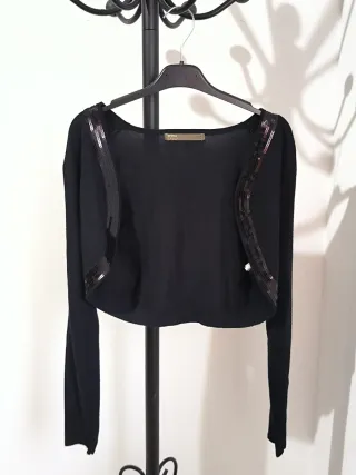 Rebeca Sfera Negra con Lentejuelas Talla XS