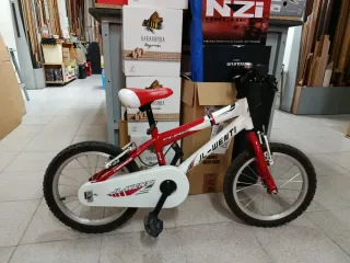 Bicicleta Infantil JL-Wenti Roja y Blanca