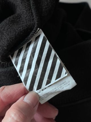 Felpa Mainlabel Nera Taglia S