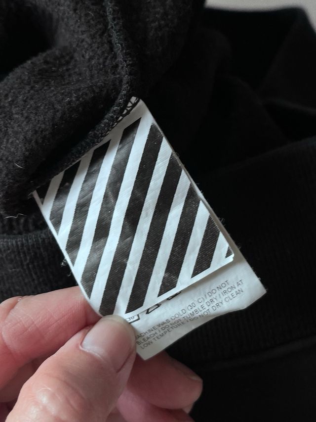 Felpa Mainlabel Nera Taglia S