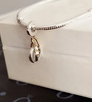 Charm Colgante Anillos de Boda