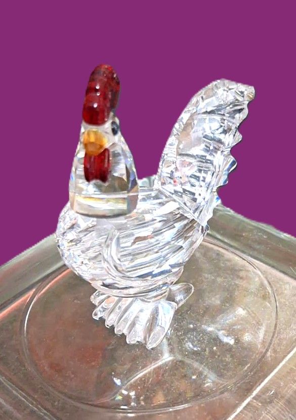 Cristallo Swarovski gallo rosso