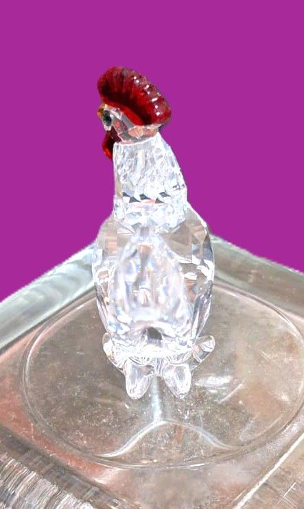 Cristallo Swarovski gallo rosso