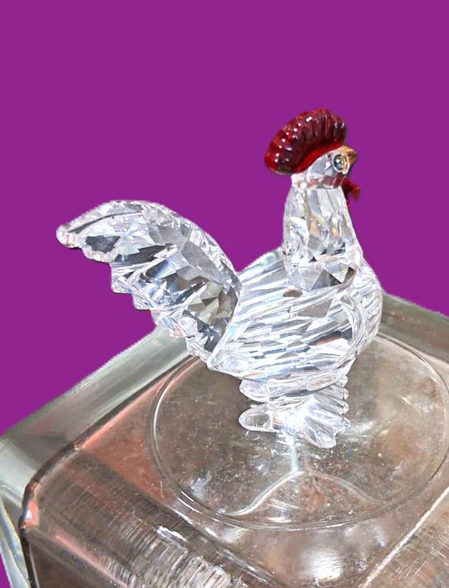 Cristallo Swarovski gallo rosso