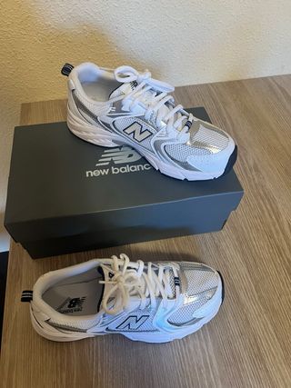 New Balance 530 Blancas/Gris Nuevas