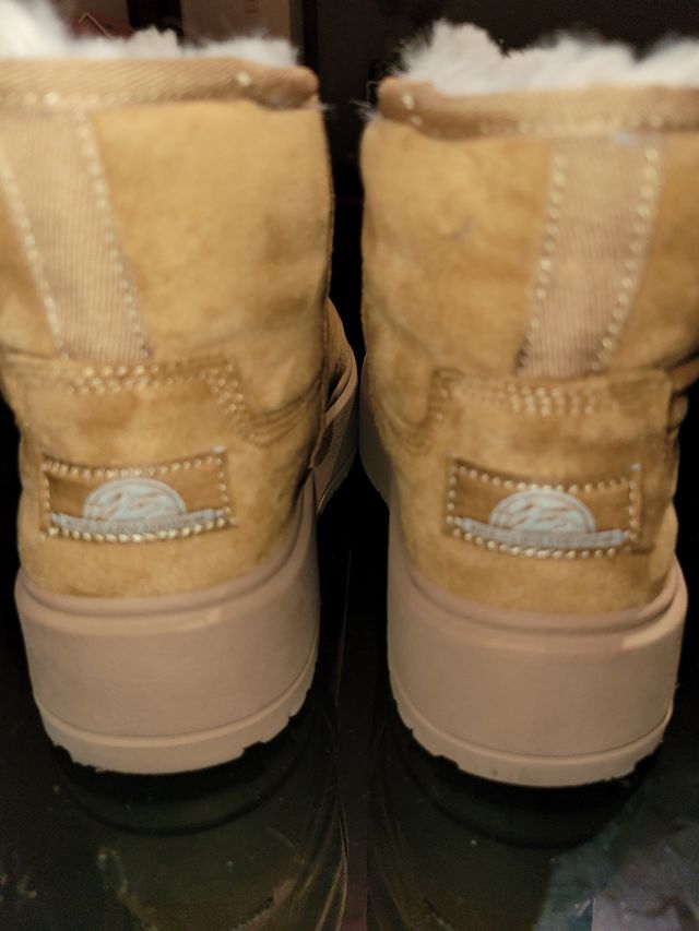 Botines Bershka Beige Talla 38