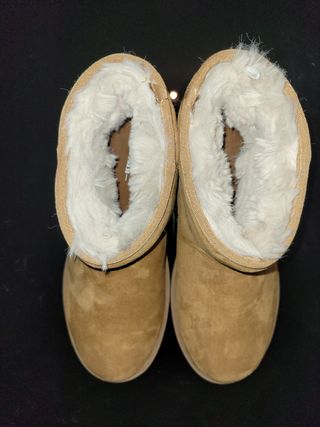 Botines Bershka Beige Talla 38