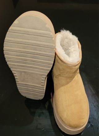 Botines Bershka Beige Talla 38