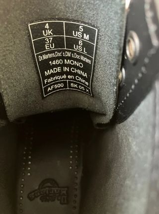 Botas 1460 Mono de piel - Dr. Martens Negras