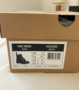 Botas 1460 Mono de piel - Dr. Martens Negras