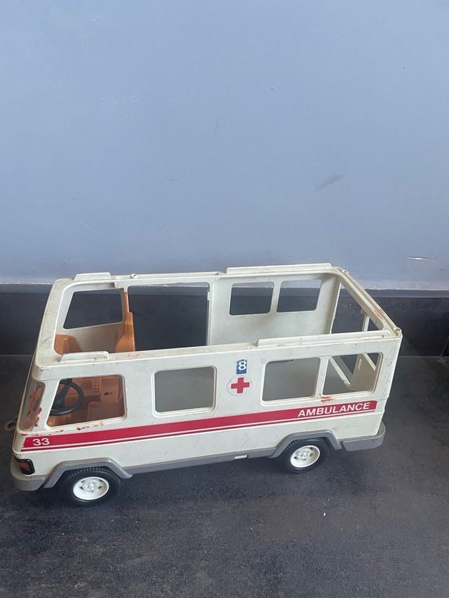 Playmobil lote Camión Ambulancia Coche Grúa