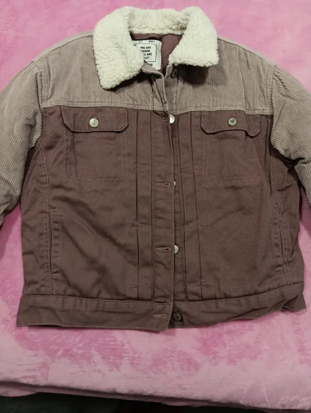 Abrigo de pana y borreguito