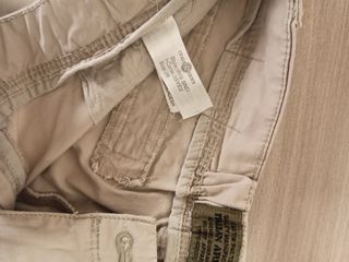 Pantaloni cargo donna beige