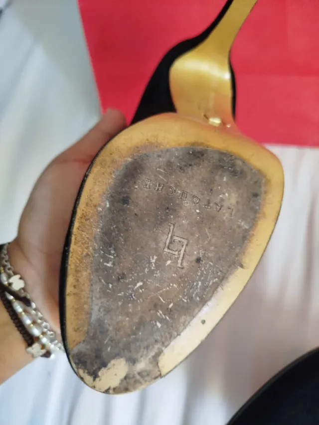 Zapatos de ante negro Latouche