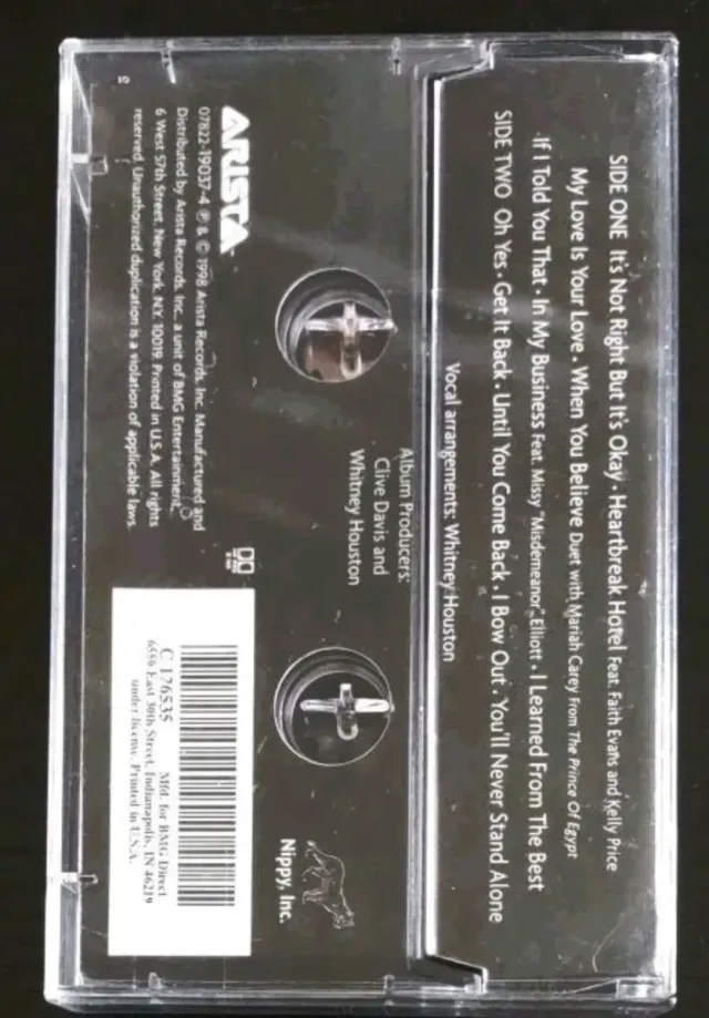 Casete Whitney Houston - My Love Is Your Love