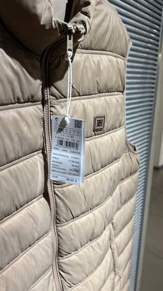 Chaleco Pedro del Hierro Beige Talla XXL