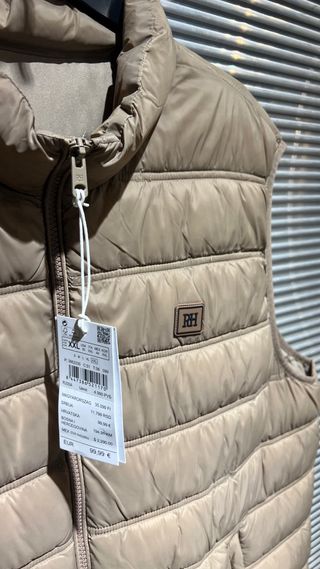 Chaleco Pedro del Hierro Beige Talla XXL