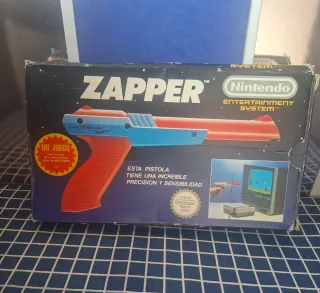 SCATOLA ORIGINALE ZAPPER NES 1985
