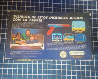 SCATOLA ORIGINALE ZAPPER NES 1985