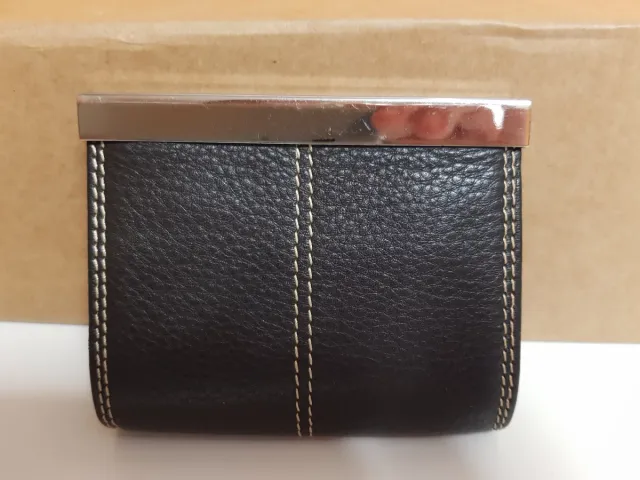 Monedero portamonedas negro