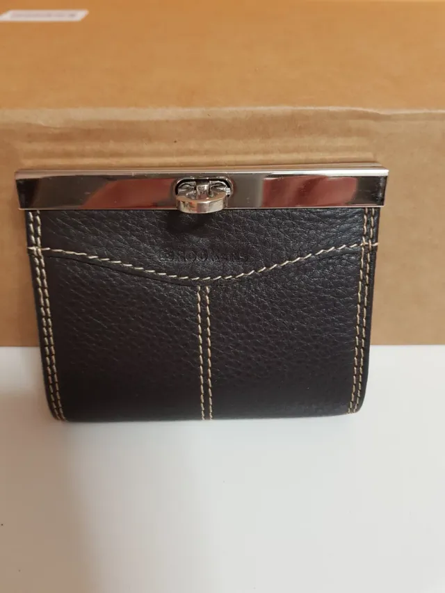 Monedero portamonedas negro