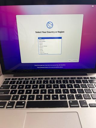 Apple Macbook pro retina 13 inch early 2015 plata