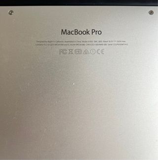 Apple Macbook pro retina 13 inch early 2015 plata