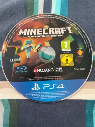 Minecraft PS4 Edition Blu-ray