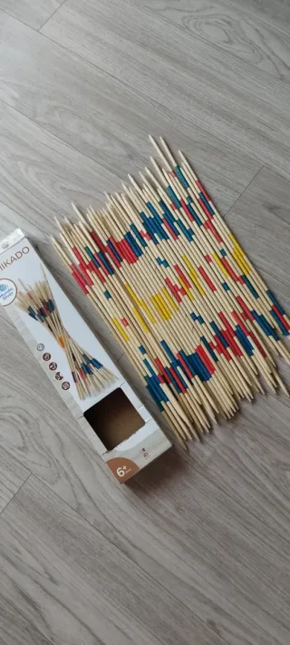 Juego Mikado de madera