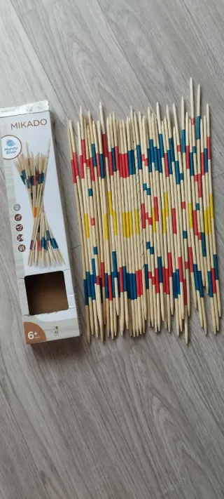 Juego Mikado de madera