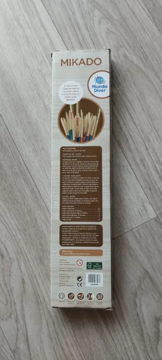 Juego Mikado de madera