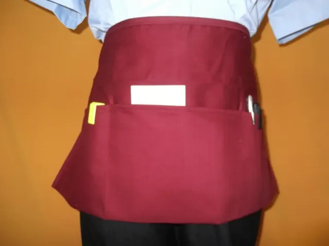 Delantal corto de camarero/a