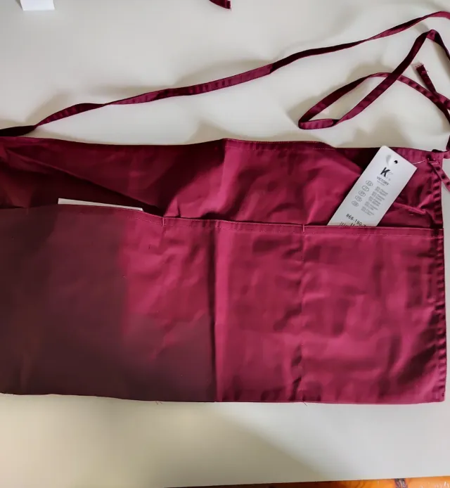 Delantal corto de camarero/a