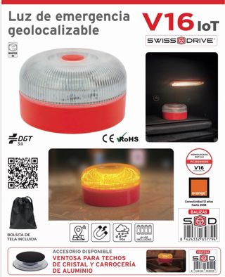 Balizas V 16 nuevas homologacion DGT con geologeol
