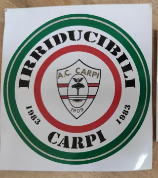 Adesivo ultras Carpi Irriducibili 1983