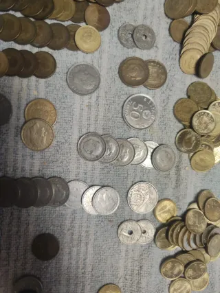 Lote de monedas antiguas