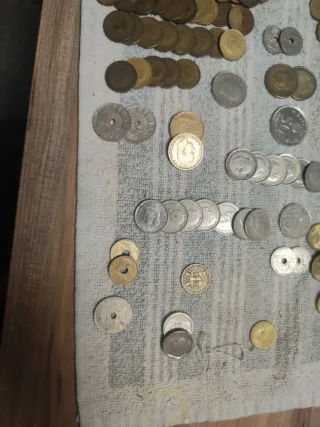 Lote de monedas antiguas