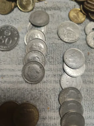 Lote de monedas antiguas