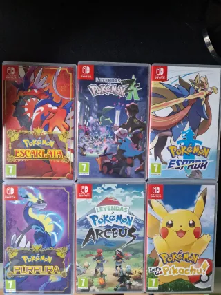 Copertine originali Pokémon Switch