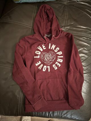 Sudadera Granate Primark Talla XS