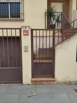 Cancela hierro coche y cancela peatonal