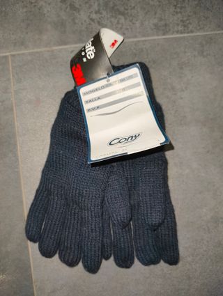 Guantes Cony Lana Niño Azul Marino