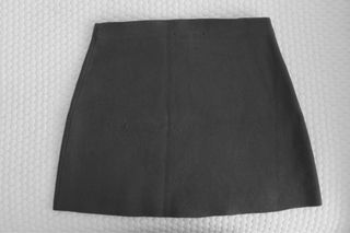 Falda Zara gris de lana