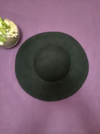 Sombrero de ante negro Mango