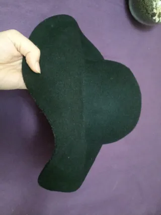 Sombrero de ante negro Mango