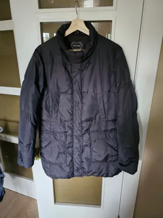 Anorak de plumas negro